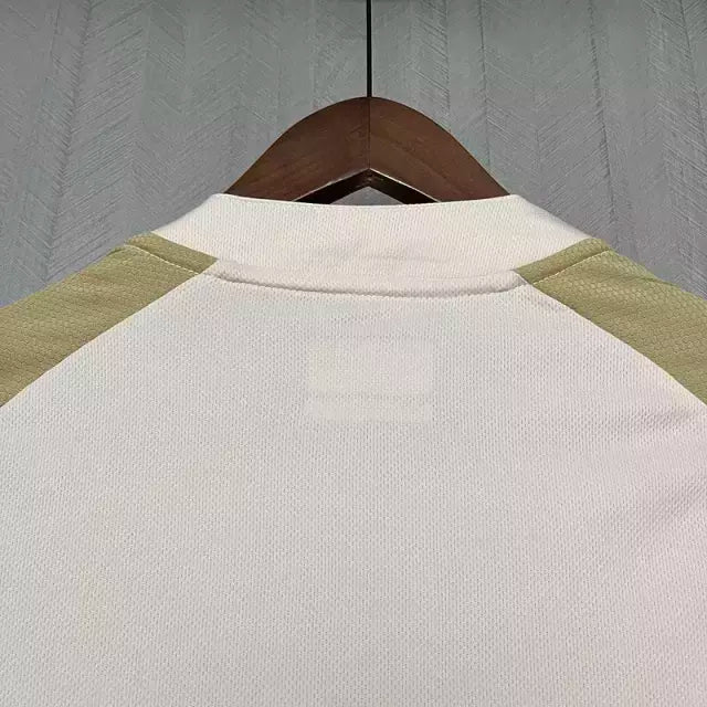 Camisa Vasco da Gama Third III 2024/25 Kappa Torcedor Masculina bege com escudo bordado e detalhes clássicos