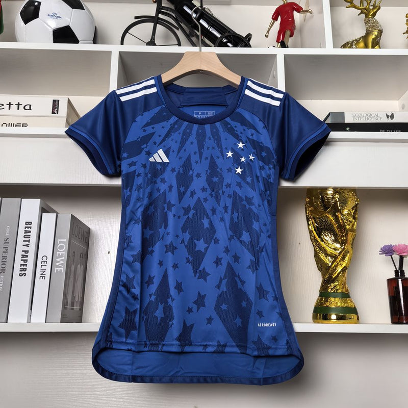 Camisa 1 Cruzeiro 24/25 Torcedora - Feminina