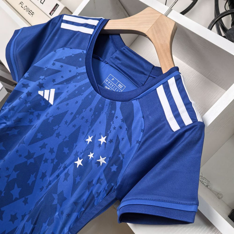 Camisa 1 Cruzeiro 24/25 Torcedora - Feminina