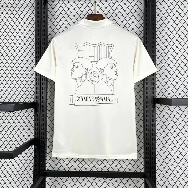 Camisa Barcelona 'Lamine Yamal 304' 2024/25 Torcedor Masculina
