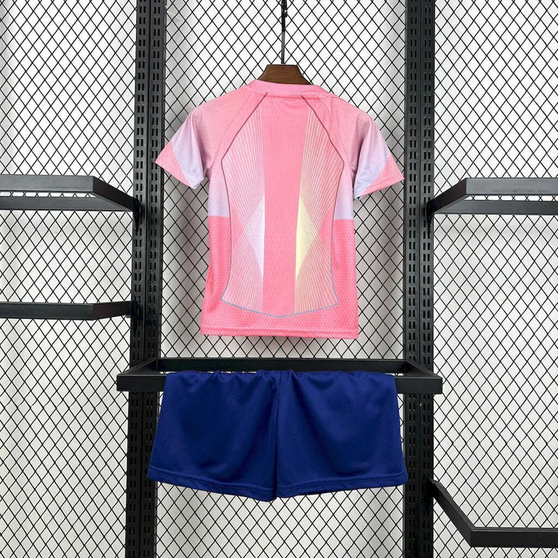 Kit Infantil Barcelona Edição Especial 2025/26 Nike Rosa