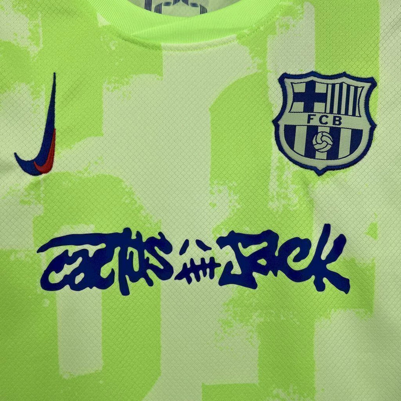 Kit Infantil Barcelona Third (3) 'Cactus Jack' 2024/25 NIKE