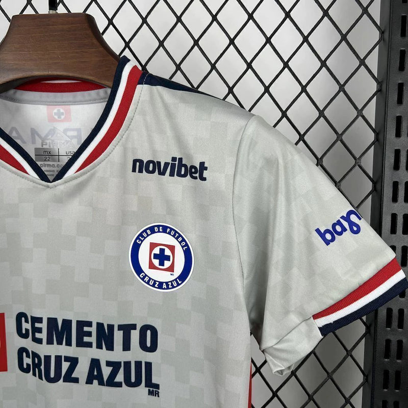 Kit Infantil Cruz Azul Away (2) 2025/26 Pirma