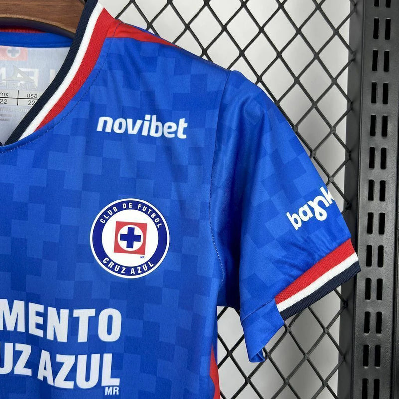 Kit Infantil Cruz Azul Home (1) 2025/26 Pirma