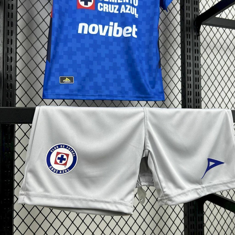 Kit Infantil Cruz Azul Home (1) 2025/26 Pirma