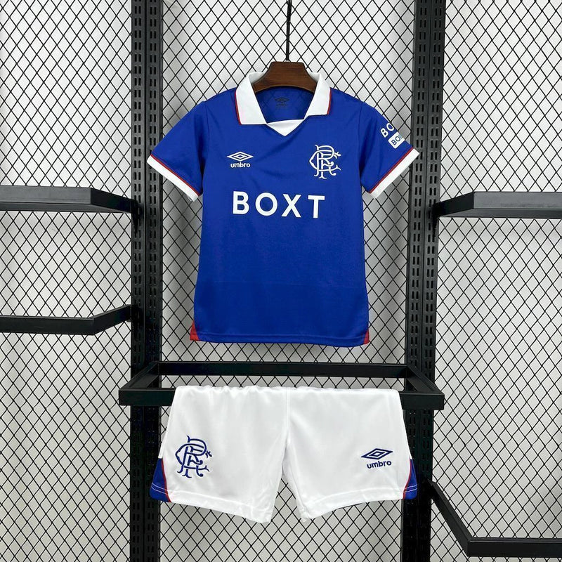 Kit Infantil Rangers Home (1) 2025/26 Umbro Azul