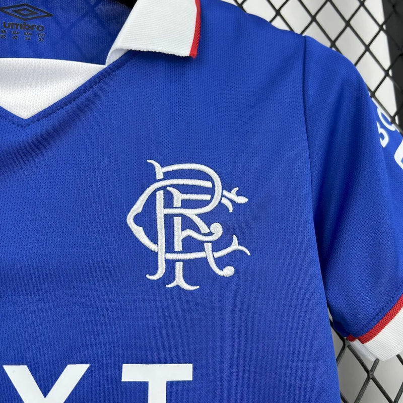 Kit Infantil Rangers Home (1) 2025/26 Umbro Azul