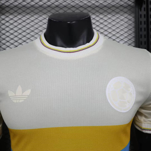Camisa Colômbia  'Centenário ' 2024 Adidas Jogador Masculina