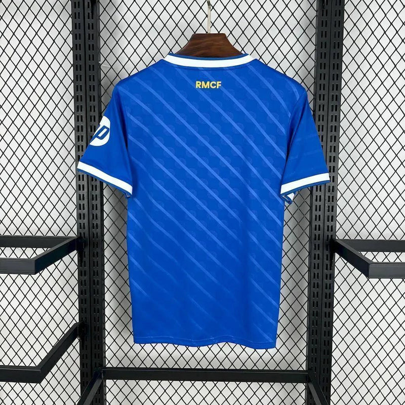 Camisa Real Madrid Third 2025/26 Adidas Torcedor Masculina azul, modelo com escudo do clube e design moderno, disponível na Wazemix