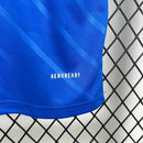 Camisa Real Madrid Third 2025/26 Adidas Torcedor Masculina azul, modelo com escudo do clube e design moderno, disponível na Wazemix