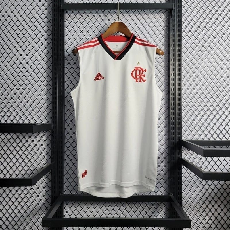 Camisa Regata Flamengo II 22/23 Torcedor Adidas Masculina - Branca