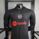 Camisa Barcelona Away II 2024/25 Nike Versão Jogador Masculina na cor preta, uniforme para torcedores e colecionadores disponível na Wazemix
