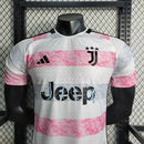 Camisa Juventus Away II 2023/24 Adidas Jogador Masculina - Branco/Rosa