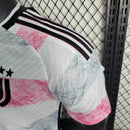 Camisa Juventus Away II 2023/24 Adidas Jogador Masculina - Branco/Rosa