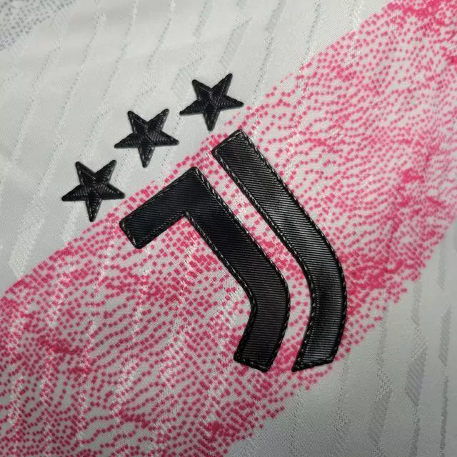 Camisa Juventus Away II 2023/24 Adidas Jogador Masculina - Branco/Rosa