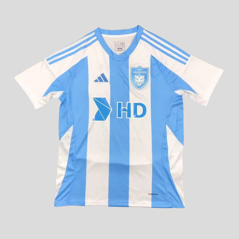 Camisa Ulsan Hyundai Away II 2025/26 Adidas Torcedor Masculina - modelo branco, uniforme de visitante do clube sul-coreano, escudo em destaque e design moderno assinado pela Adidas.