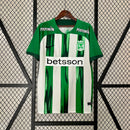 Camisa Atlético Nacional Home I 2024/25 Nike Torcedor Masculina - modelo branco e verde, uniforme principal do clube colombiano, escudo em destaque e design moderno assinado pela Nike.