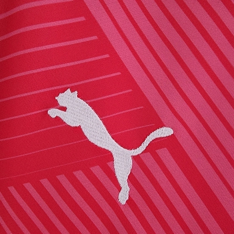 Camisa Cerro Porteño Away II 2022/23 Puma Torcedor Masculina - modelo branco, uniforme de visitante do clube paraguaio, escudo em destaque e design moderno 
