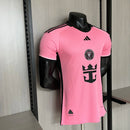 Camisa Inter Miami Home I 2024/25 Adidas Jogador Masculina - modelo rosa, uniforme principal do clube norte-americano em versão jogador, escudo em destaque e design moderno 