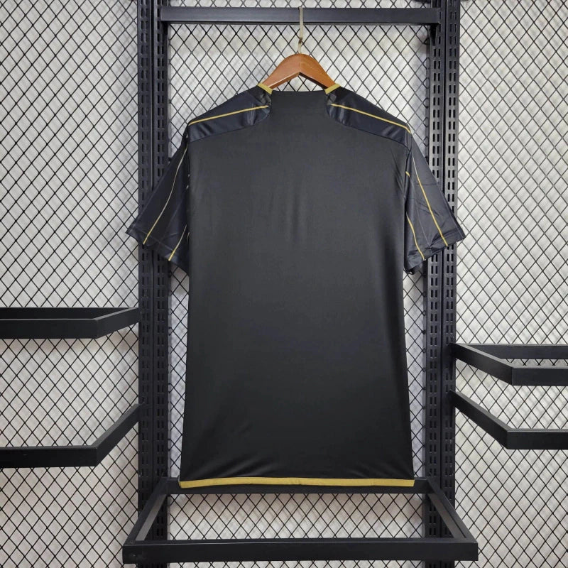 Camisa Los Angeles FC Home I 2024/25 Adidas Torcedor Masculina - modelo preto, uniforme principal do clube norte-americano, escudo em destaque e design moderno assinado pela Adidas.