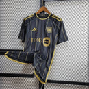 Camisa Los Angeles FC Home I 2024/25 Adidas Torcedor Masculina - modelo preto, uniforme principal do clube norte-americano, escudo em destaque e design moderno assinado pela Adidas.