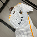 Camisa Los Angeles Galaxy Home I 2024/25 Adidas Torcedor Masculina - modelo branco, uniforme principal do clube norte-americano, escudo em destaque e design moderno assinado pela Adidas.