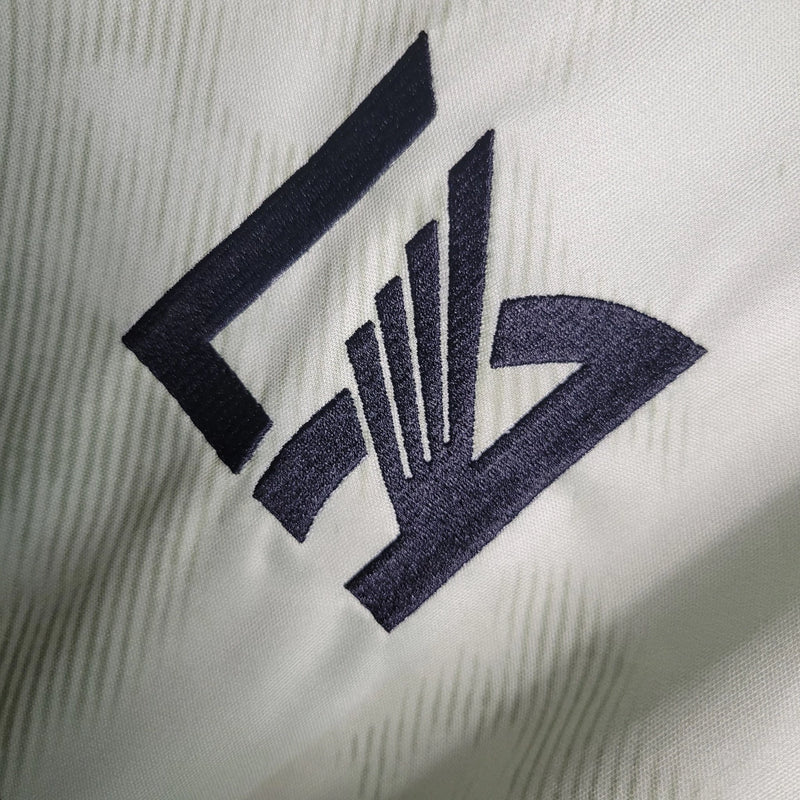 Camisa Los Angeles FC Away II 2023/24 Adidas Torcedor Masculina - modelo verde, uniforme de visitante do clube norte-americano, escudo em destaque e design moderno assinado pela Adidas.