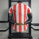 Camisa Sheffield United Comemorativa Acesso 2023/24 Jogador Masculina - modelo branco, edição especial que celebra o retorno do clube, com escudo em destaque e design exclusivo em homenagem à conquista.