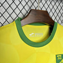 Camisa Norwich City Home I 2024/25 Torcedor Masculina - modelo amarelo com detalhes verdes, uniforme principal da temporada, com escudo em destaque e design vibrante que reflete as cores e tradição do clube.