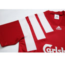Camisa Liverpool Home I Especial 100 Anos 1982/83 Adidas Retrô Masculina - modelo vermelho, edição comemorativa do centenário do clube, com escudo em destaque e design clássico que celebra a história do Liverpool.