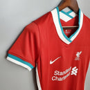 Camisa Liverpool Home I 2020/21 Nike Torcedora Feminina- Vermelha