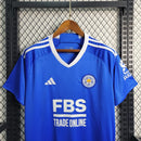 Camisa Leicester City Home I 2023/24 Adidas Torcedor Masculina - Azul