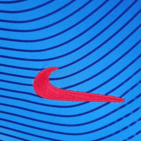 Camisa Arsenal Away II 2002/04 Nike Retrô Masculina azul, uniforme reserva retrô, segunda camisa Arsenal anos 2000, modelo torcedor