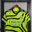 Camisa Arsenal Away II 2023/24 Adidas Torcedor Masculina verde, uniforme reserva Arsenal 23/24, camiseta futebol Arsenal, modelo torcedor, cor verde