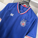 Camisa Bahia Edição Especial 2024/25 Torcedor Masculina azul com detalhes em branco e vermelho