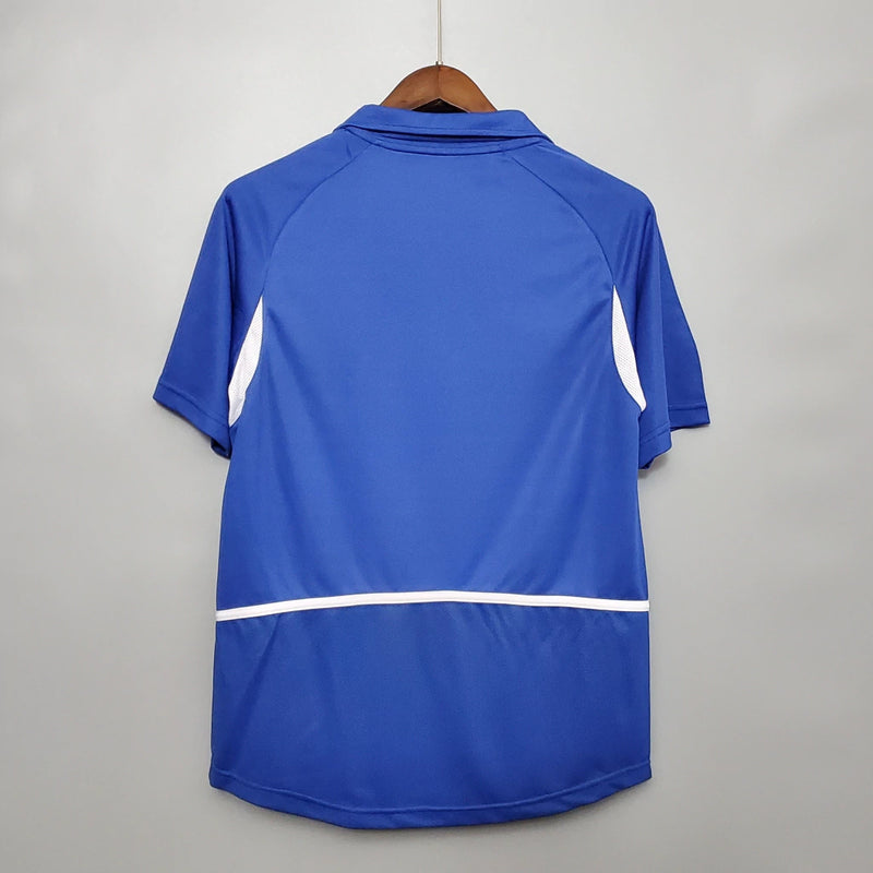 Camisa Retrô Seleção Brasileira 2002 II Nike Masculina-Azul