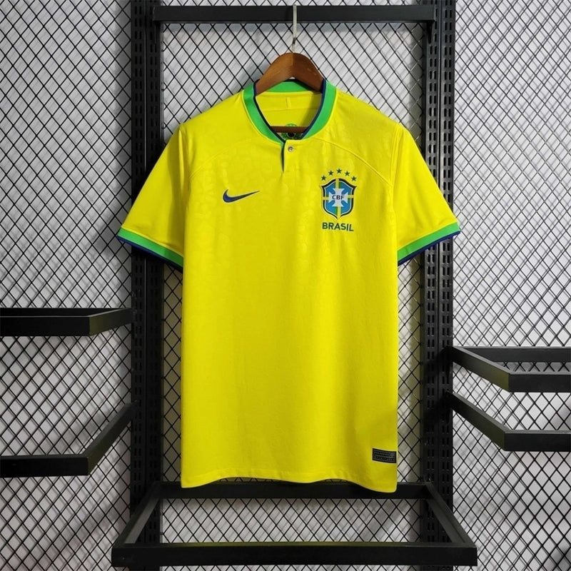 Camisa Seleção Brasileira I 2022 Torcedor Nike Masculina - Amarela