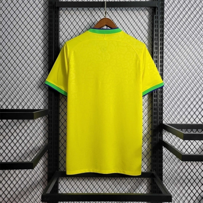Camisa Seleção Brasileira I 2022 Torcedor Nike Masculina - Amarela