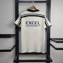 Camisa retrô do Corinthians 1996 branca com patrocínio Excel Econômico e escudo bordado