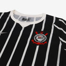 Camisa Corinthians Nike Away II 2026/27 Torcedor Masculina preto e branco com escudo do Corinthians e logo Nike.