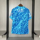 Camisa Corinthians goleiro 2024/25 Nike torcedor masculina azul patrocínios, escudo bordado e tecnologia Dri-Fit