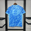 Camisa Corinthians goleiro 2024 2025 nome torcedor masculina azul com tecnologia Dri-Fit e escudo do clube em destaque 