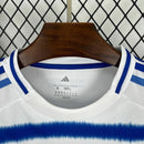 Camisa Cruzeiro Away II 2025/26 Adidas Torcedor Masculina branca com detalhes azuis, escudo bordado e logo Adidas.