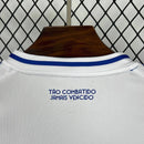 Camisa Cruzeiro Away II 2025/26 Adidas Torcedor Masculina branca com detalhes azuis, escudo bordado e logo Adidas.