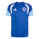 Camisa Cruzeiro Treino Atleta 2026/27 Adidas torcedor masculina azul com design esportivo, tecido respirável e modelagem confortável para treinos.