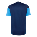 Camisa Cruzeiro Treino Comissão 2026/27 masculina azul modelo torcedor com design esportivo e tecido respirável para treino e uso casual