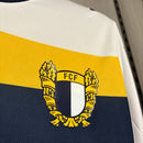 Camisa Famalicão Home I 2025/26 Puma Torcedor Masculina branca com detalhes em azul e tecnologia DryCell.