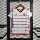 camisa flamngo away 2023 24 adidas torcedoa feminina