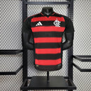 compre a camisa flamengo home 25 26 adidas jogador mascuina, vista seu manto rubro negro