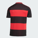 Camisa Flamengo Home I 2026/27 torcedor masculina vermelho e preto com listras rubro-negras e design tradicional